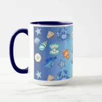 Beach Themed Sea Creatures Mug