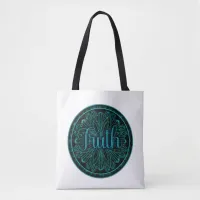 Virtue Truth Mandala Tote Bag