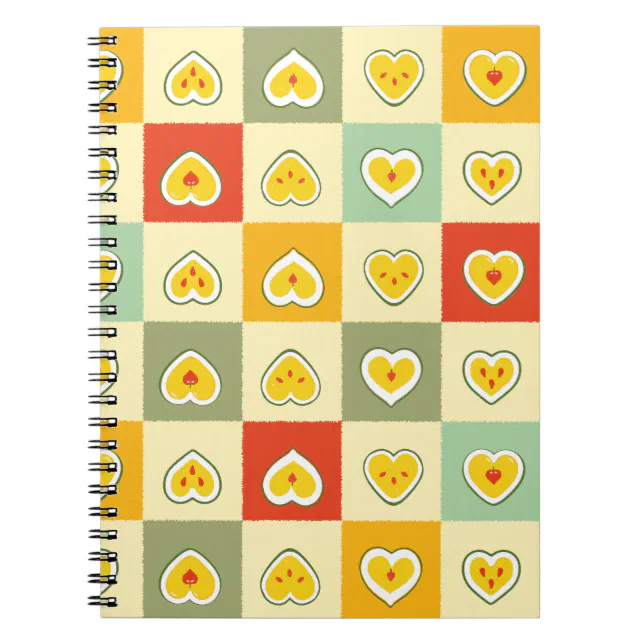 Hearts Apples Notebook