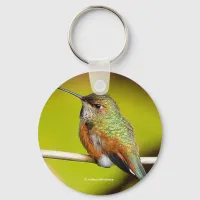 Feisty Little Girl: Rufous Hummingbird Keychain