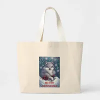 Christmas Wolf - Tote Bag