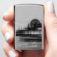 White Noise Santa Monica Pier Zippo Lighter