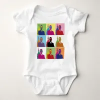 President Obama Pop Art Baby Bodysuit