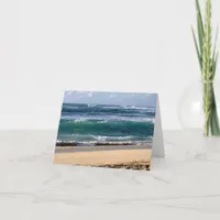 Beach Photography Blank Note Card