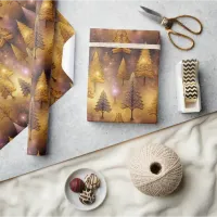 Pink Gold Christmas Pattern#19 ID1009 Wrapping Paper