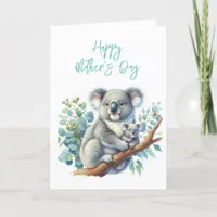 Mother's Day Koala Greeting Card