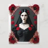 Gothic Bride Postcard