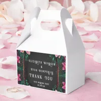 Blossoming Romance: A Full Floral Wedding Theme Favor Boxes