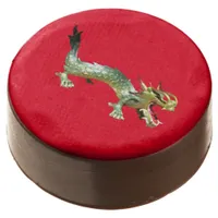 Cookie - Golden Dragon on Red