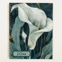 Calla Lily 20XX Classic Spiral Planner Watercolor