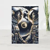 Love You to the Moon and Back | Astronauts Card