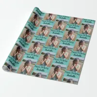 Personalized Photo and Name Birthday Wrap Wrapping Paper