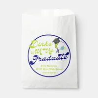 Dinks with Graduate Green Pickleball Graduation Favor Bag