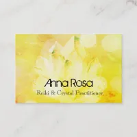 *~* New Age Spiritual Crystal Yoga Reiki Master Business Card