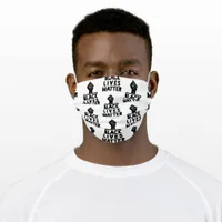 black lives matter blm protest power fist facemask adult cloth face mask