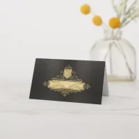 Fine Filigree Gold Wedding Table ID871 Place Card