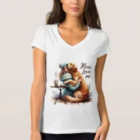 Woman Hugging Dog T-Shirt