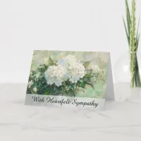 *~* Hydrangea  Painting TV2 Sympathy Love Light Card