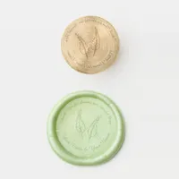 Two Leaves Botanical Nature Leaf Wedding Wax Seal Stamp