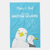 British Seaside Devon and Cornwall Souvenir Towel