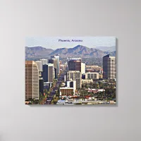 Downtown View of Phoenix, Arizona Canvas Print