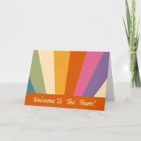 Kaleidoscope Welcome to the Team New Employee Card