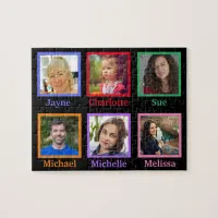 Colorful Family Photo For Dementia 110 Piece Jigsaw Puzzle