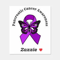 Pancreatic Cancer Awareness | Butterfly  Sticker