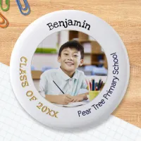 Elementary Primary School Leaver Keepsake Photo Button