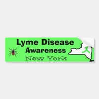 Lyme Disease in New York Bumper Sticker