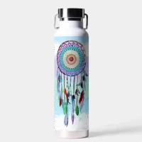 Personalized Colorful Hand Drawn Dreamcatcher  Water Bottle