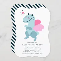 Dragon Heart Cute Valentine Party Invitation