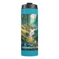 Let the Adventures Begin | Camping Themed Thermal Tumbler