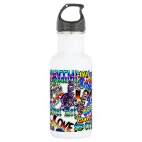 Street Art Graffiti Artist Terms Water Bottle