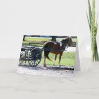 Pony Cart Card