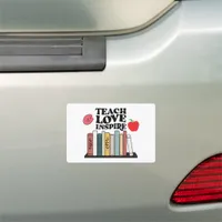 Teach Love Inspire Teachers Appreciation Gift Car Magnet