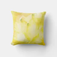 *~* Faux Crystals Citrine Yellow New Age Throw Pillow