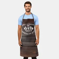 Funny Grilling Gift for Men – Grill Sargeant Apron