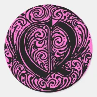 Monarchia "Q" Classic Round Sticker