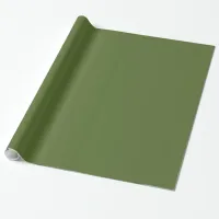 Dark Olive Green Wrapping Paper