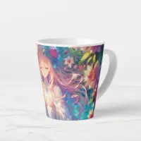 Magical Ethereal Anime Girl  Latte Mug