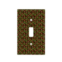 Christmas Hollies - Light Switch Cover