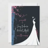 Black Wedding Invitation