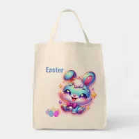 Cute bunny Happy Easter |  Tote Bag