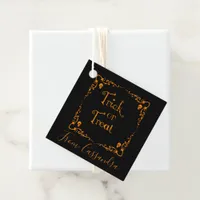 Personalized Trick or Treat Favor Tags