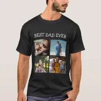 Best Dad Ever Personalized Photo   T-Shirt