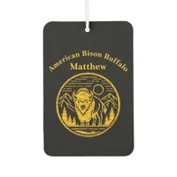 Majestic Bison in Mountain Landscape Air Freshener