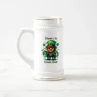 St Patrick's Day Leprechaun | Cheers to Green Beer Beer Stein