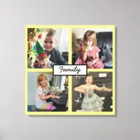 Family Photos Personalized  Canvas Print