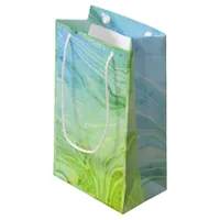 Trendy Modern Elegant Chic Marble Small Gift Bag